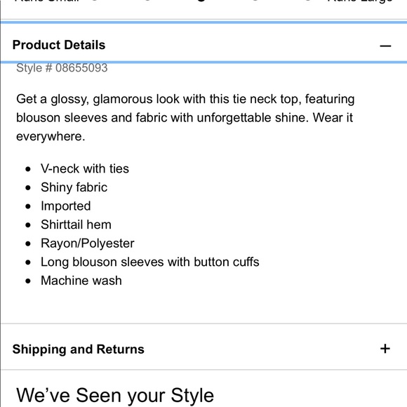 Brand New Long Sleeve Express Top - Picture 2 of 3